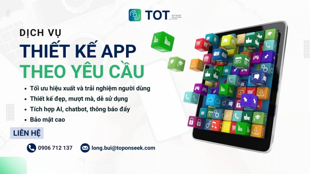Dịch vụ viết app theo yêu cầu tại TOT