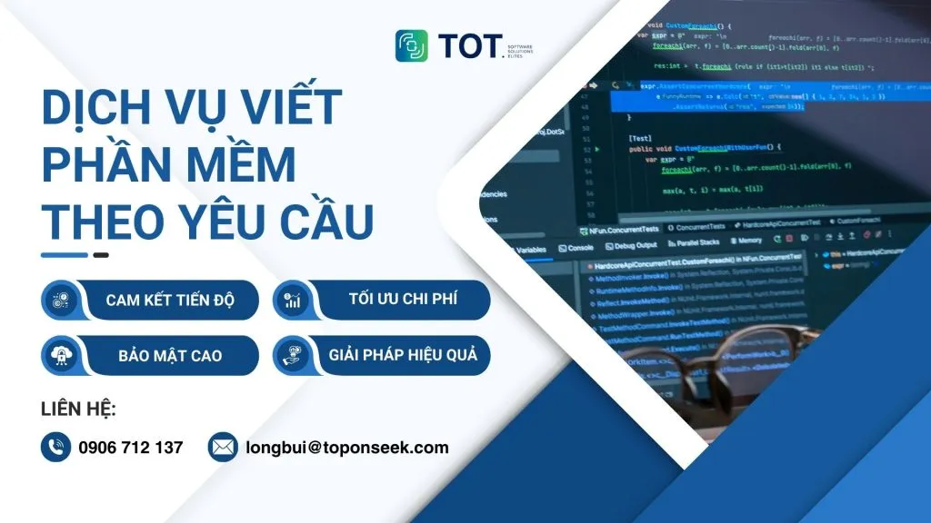 dịch vụ viết phần mềm theo yêu cầu TOT