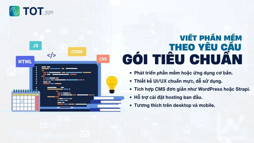 Gói viết phần mềm theo yêu cầu tiêu chuẩn