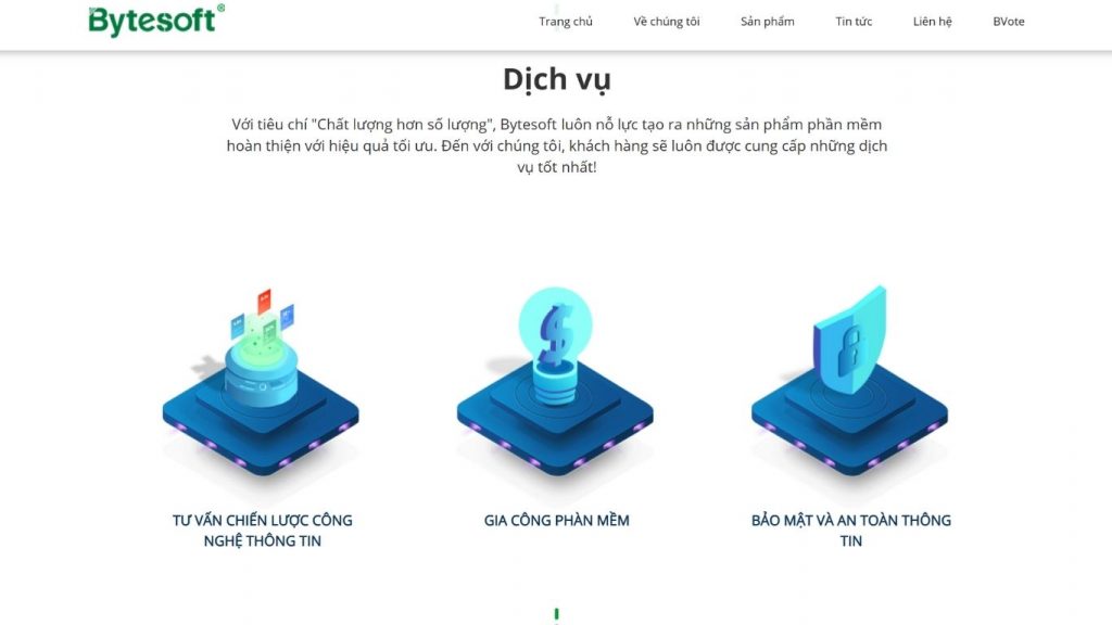công ty viết phần mềm bytesoft