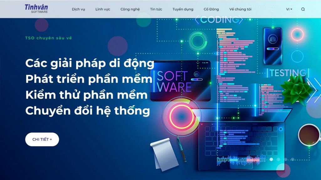 công ty viết phần mềm tinh vân