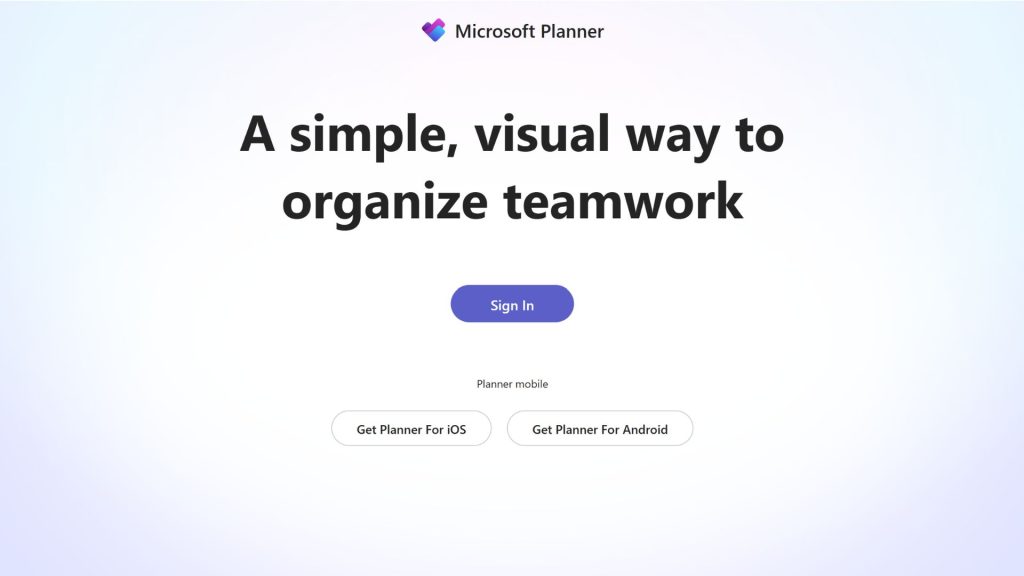 Microsoft Planner app lên lịch
