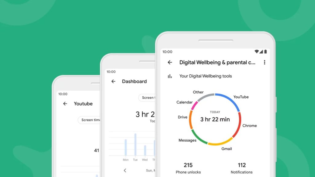 Digital Wellbeing giới hạn thời gian Android