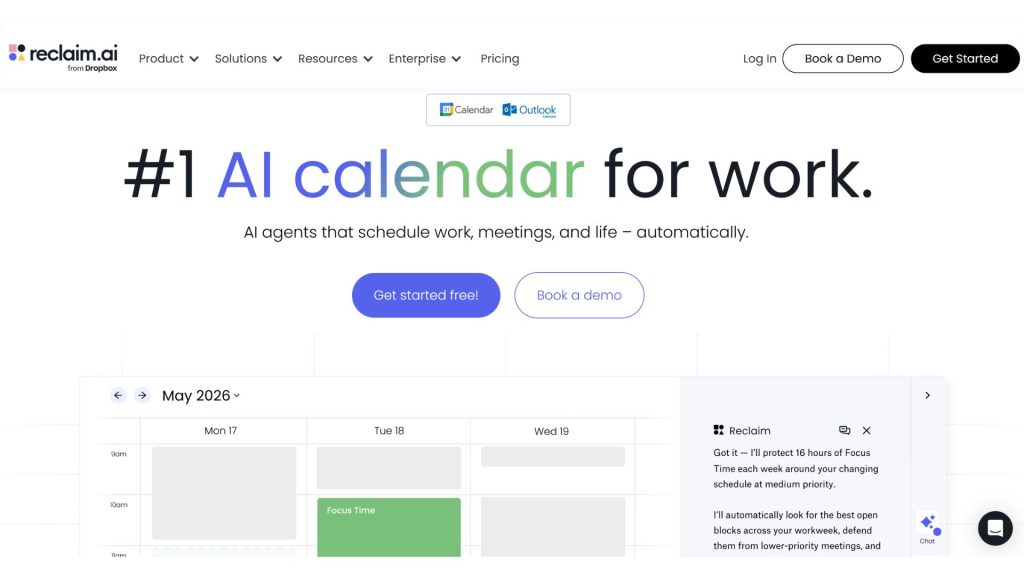 Reclaim.ai quản lý thời gian