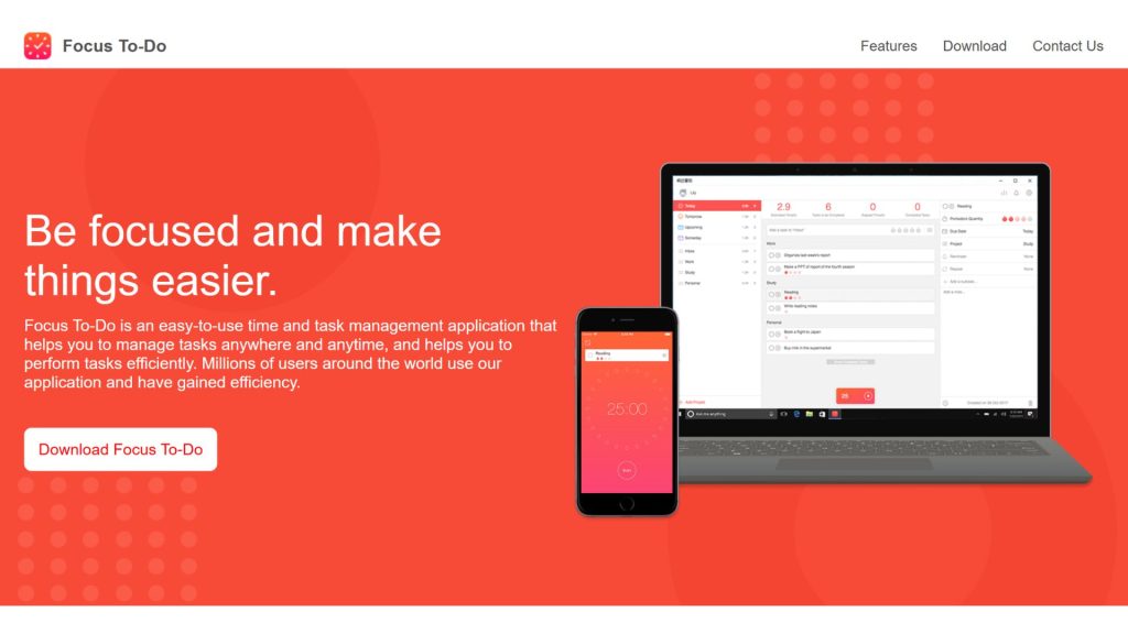 Focus To-Do quản lý thời gian học tập