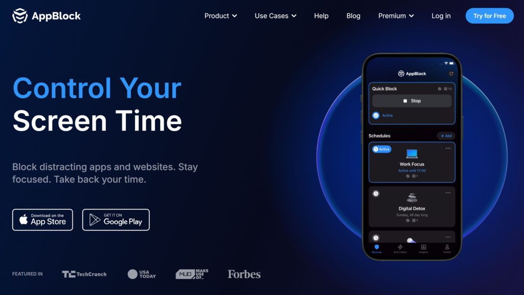 AppBlock quản lý thời gian dùng điện thoại