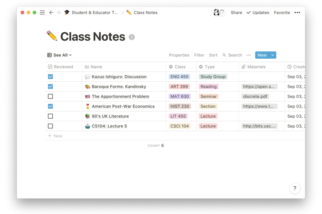 Notion – web quản lý công việc với database, Calendar, Timeline và task.