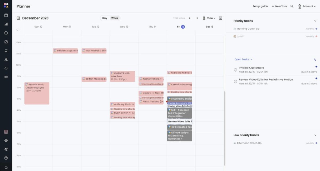 Reclaim AI – app sắp xếp lịch làm việc với Focus Time, Smart Meetings và Calendar Sync.