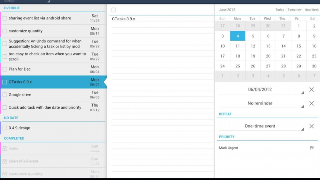 GTasks là app lập kế hoạch cá nhân miễn phí nhưng vô cùng hiệu quả