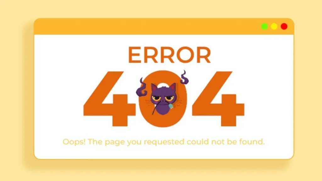 Lỗi 404 Not Found