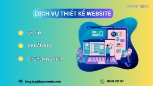 Dịch vụ thiết kế website chuyên nghiệp uy tín hỗ trợ tận tâm