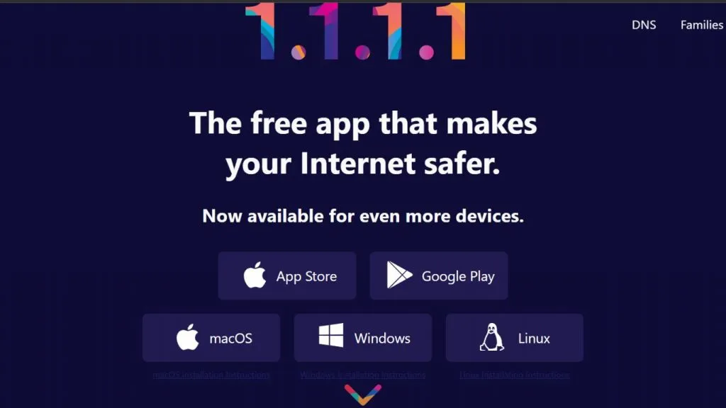 Cài đặt DNS 1.1.1.1 cho máy tính