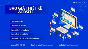 Báo giá thiết kế website trọn gói, chuẩn SEO mới nhất 2025