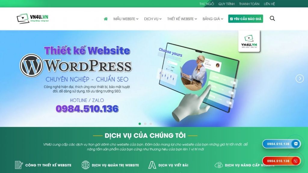 Công ty thiết kế website VN4U