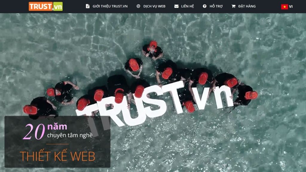 Công ty thiết kế website trust