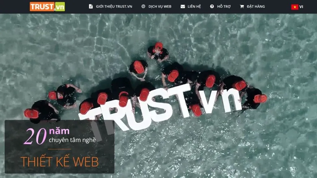 Công ty thiết kế website trust