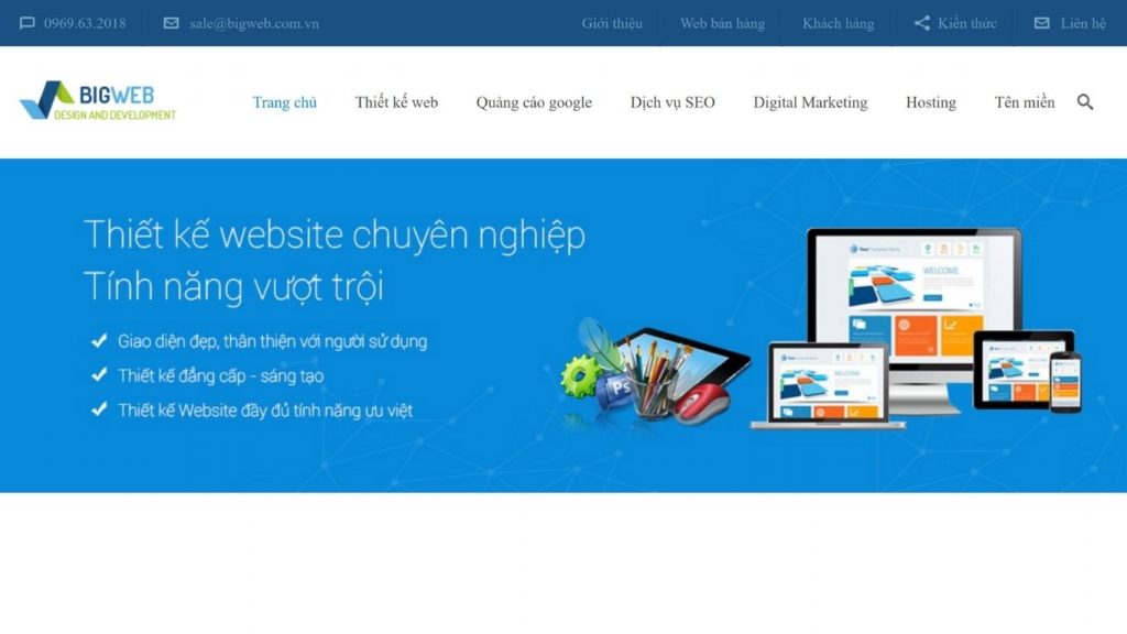 thiết kế website trọn gói