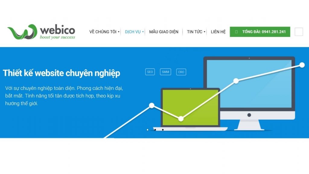 Công ty thiết kế web Webico