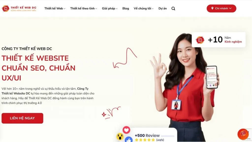 Công ty thiết kế web DC