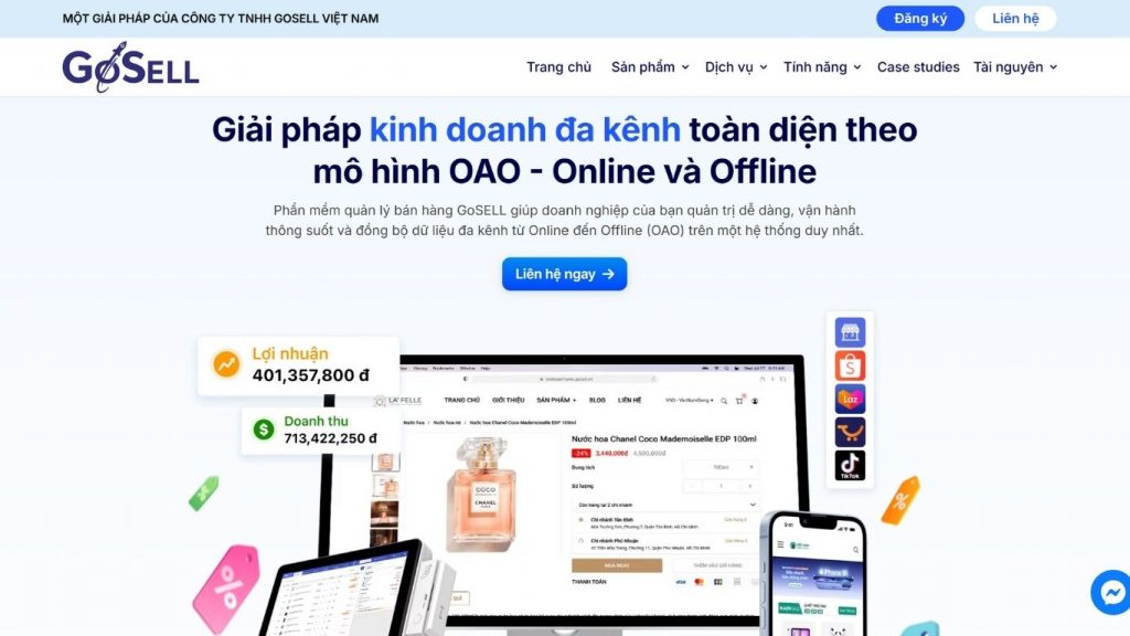 Công ty thiết kế website tại TPHCM GoSell