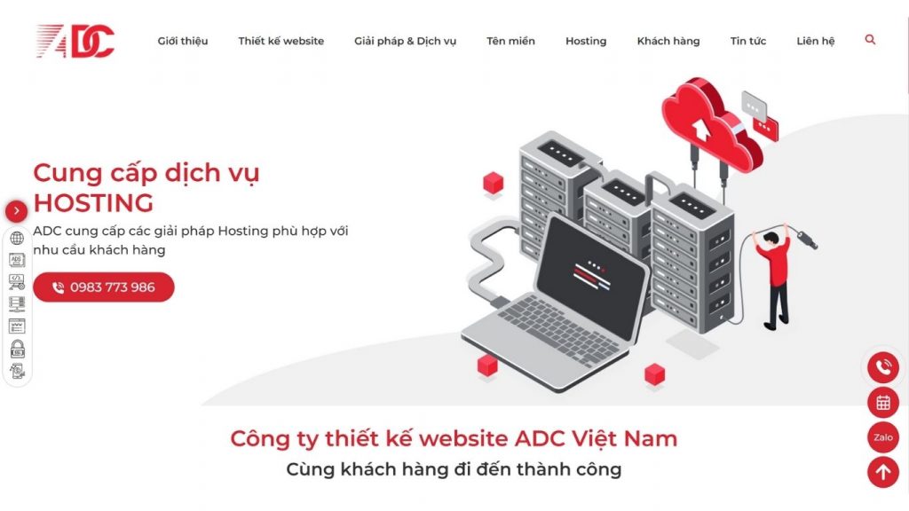 Công ty thiết kế website tại Việt Nam ADC