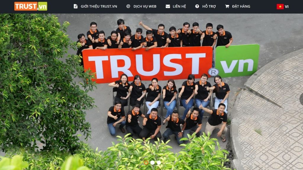 Công ty thiết kế website Trust.vn tại Việt Nam