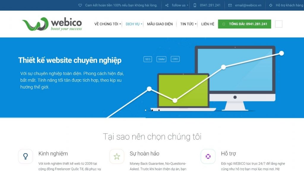 Webico là công ty thiết kế website tại TPHCM