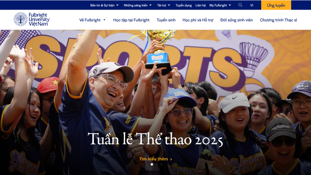 công ty thiết kế website fulbright