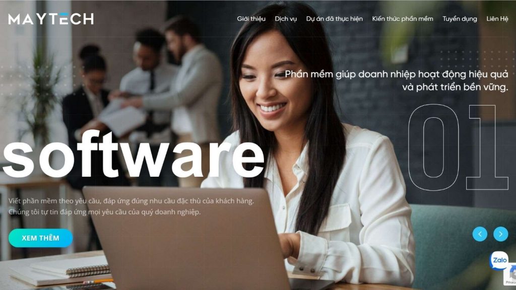 Công ty thiết kế website chuyên nghiệp tại TPHCM Maytech