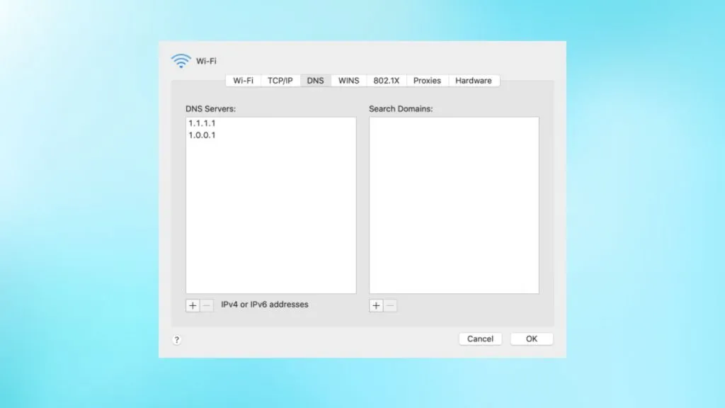Cách dùng DNS trên macOS