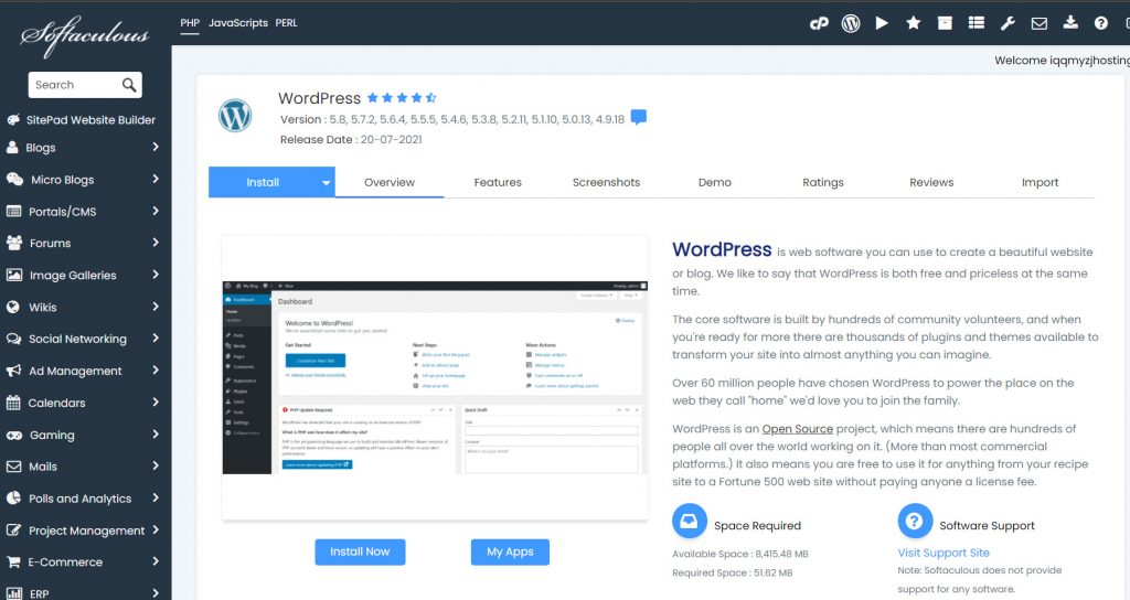 Hướng dẫn cài đặt WordPress 