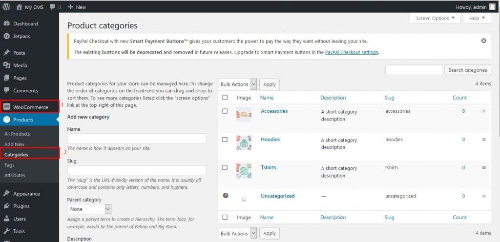 Thêm sản phẩm lên website