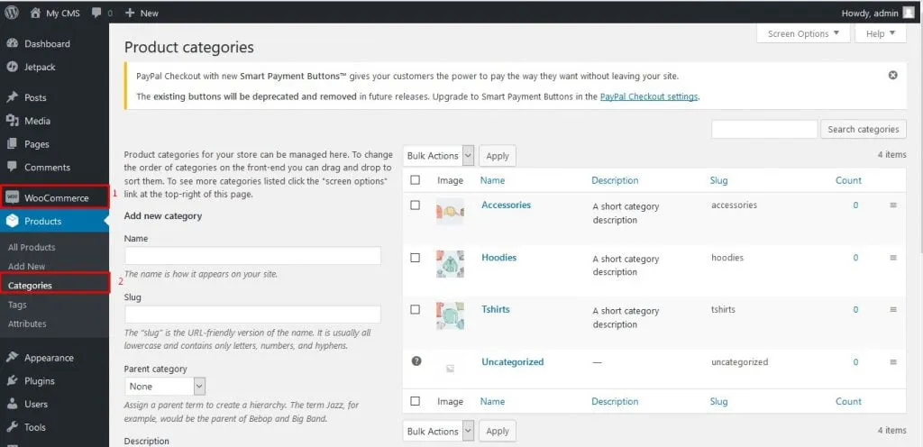 Thêm sản phẩm lên website