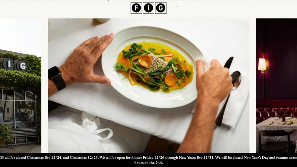 Giao diện website FIG