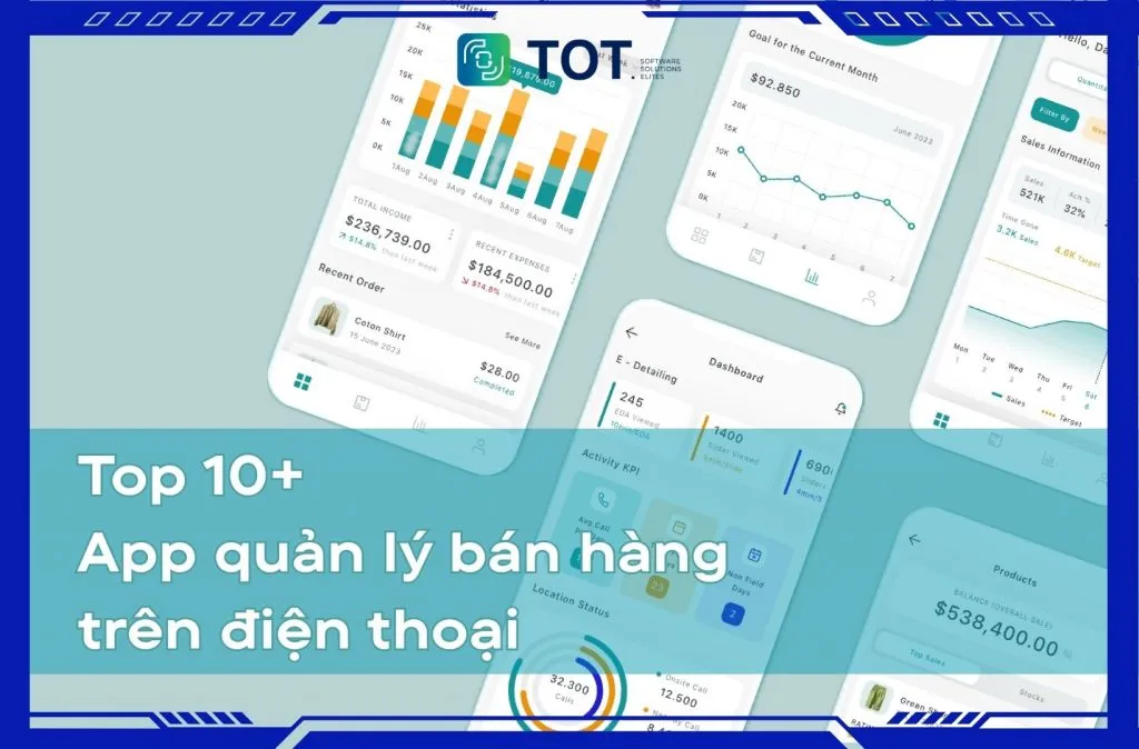 App quản lý bán hàng trên điện thoại