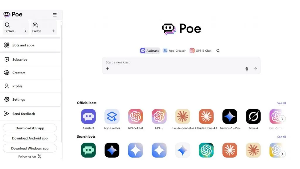 Poe AI Chat