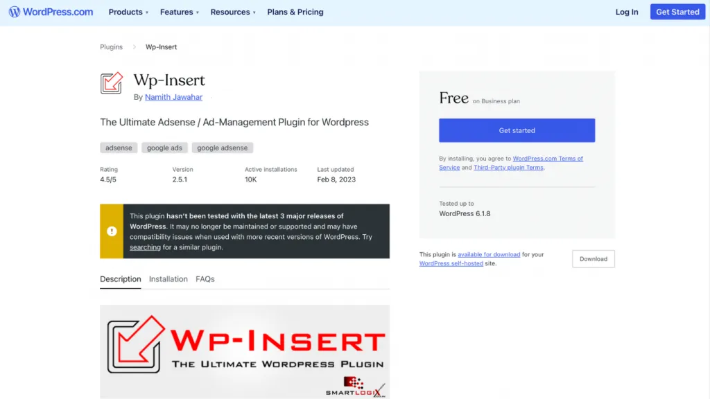 plugin WP-Insert