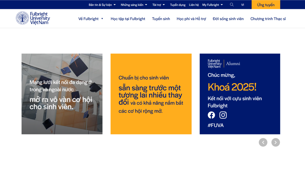 Dự án Fulbright Website