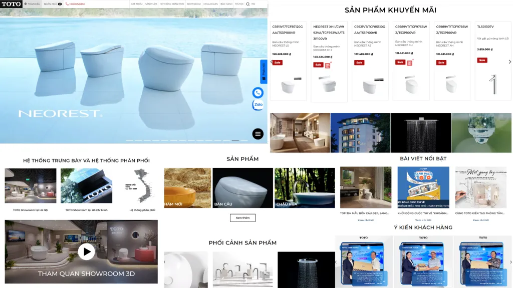 Website TOTO Việt Nam