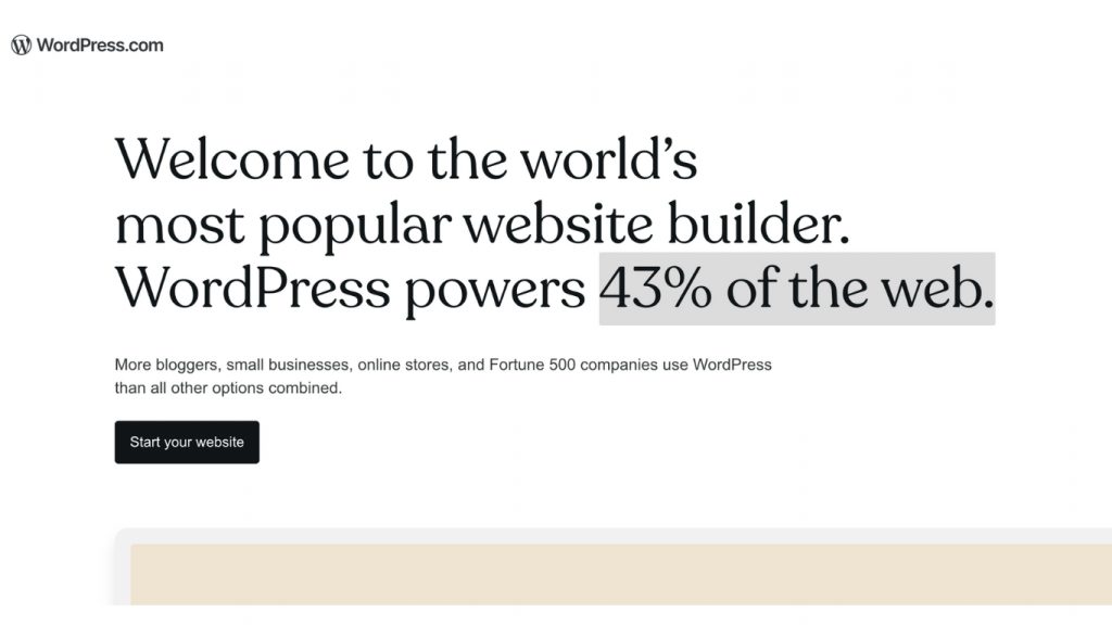 WordPress là nền tảng thiết kế website phổ biến nhất hiện nay