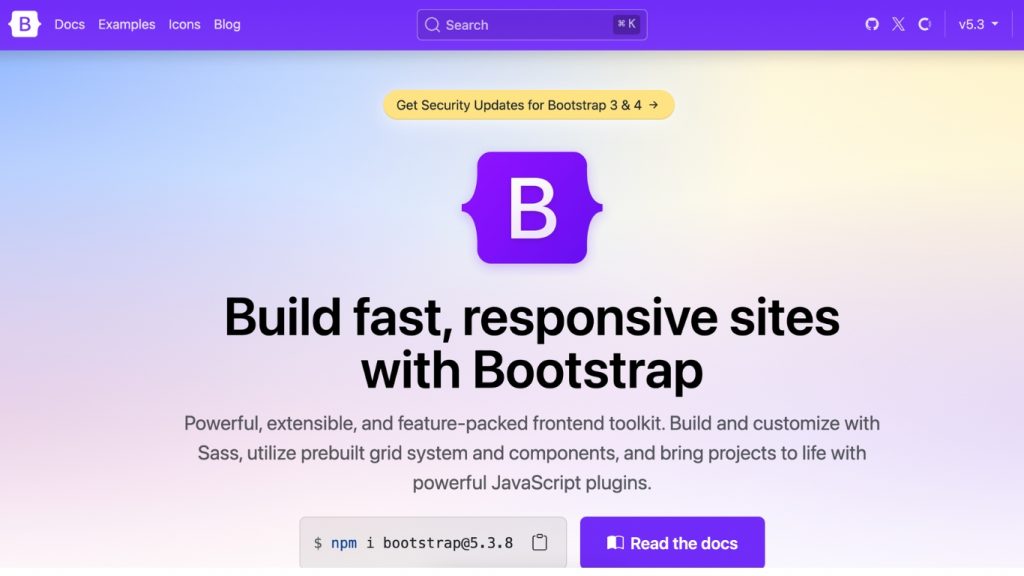 Bootstrap là một framework mã nguồn mở phổ biến, được phát triển nhằm hỗ trợ xây dựng giao diện website nhanh chóng và hiệu quả