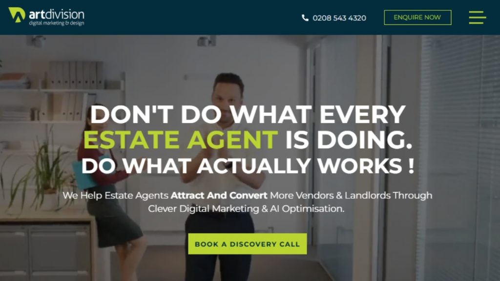 Art Division construction web design agency