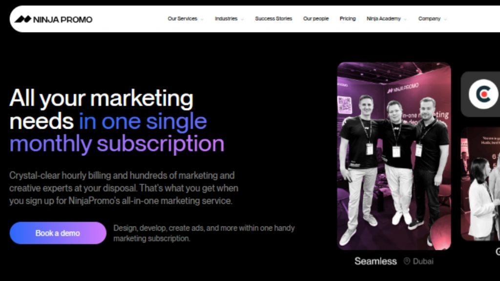 NinjaPromo operates as a dynamic construction web design agency