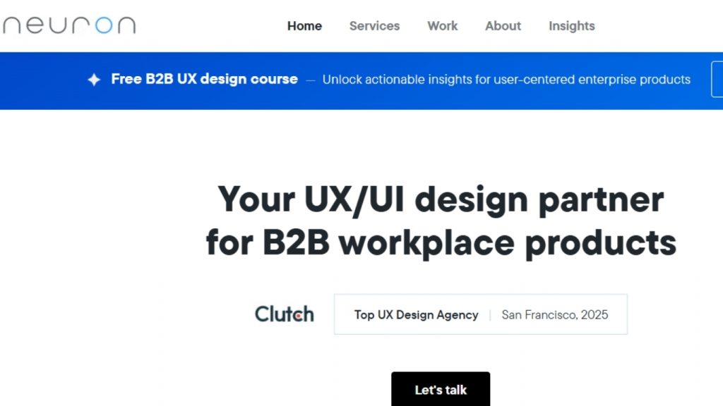Neuron offers refined digital craftsmanship