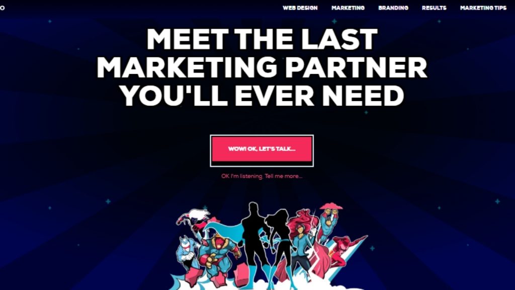 Design Hero construction web design agency