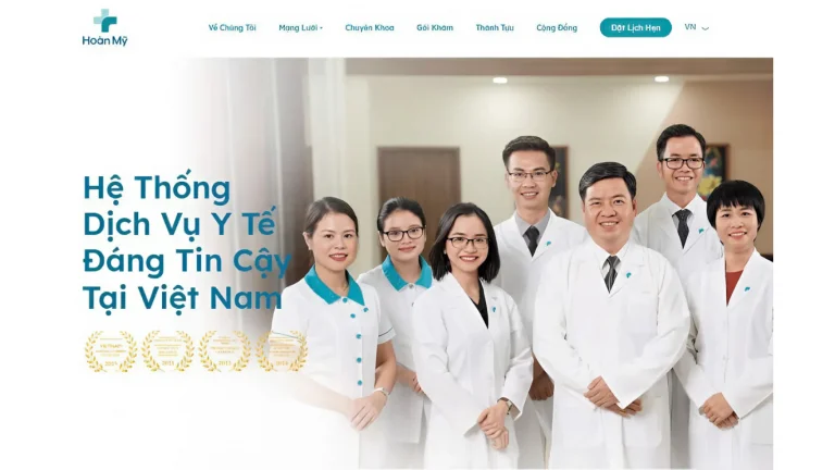 Hoan My Website is a custom software development project implemented by TOT