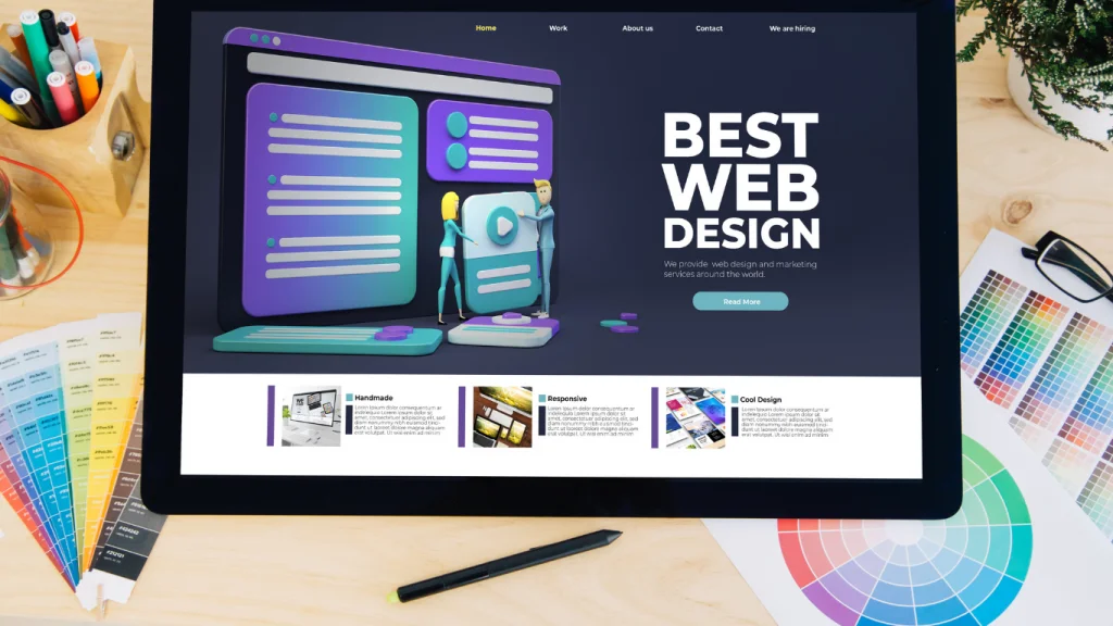 Custom website design helps businesses create a distinctive website