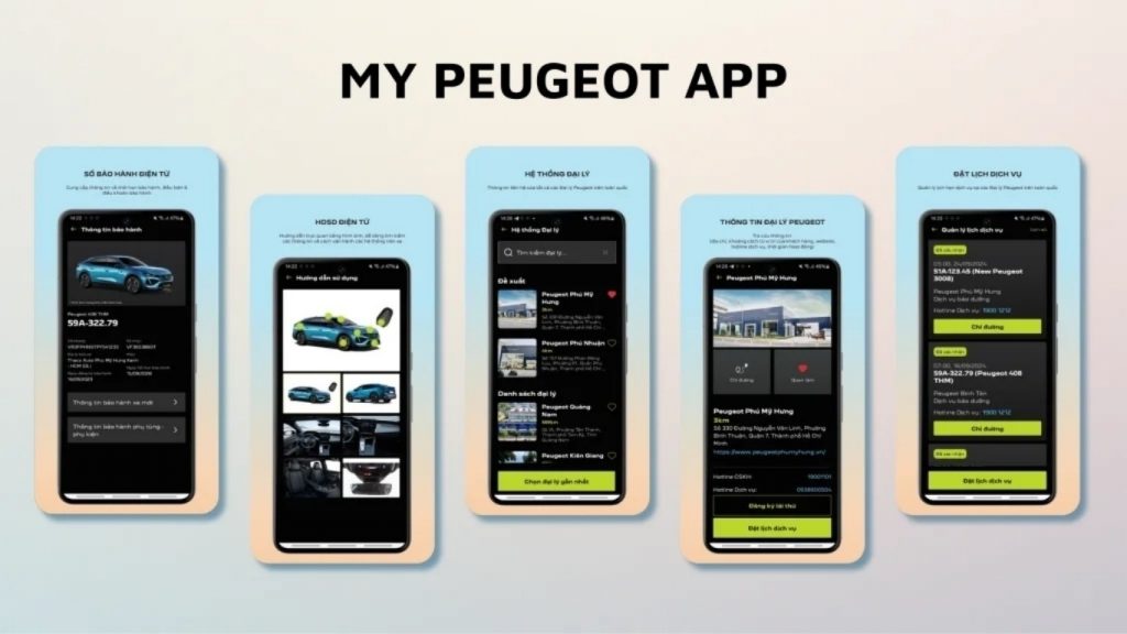 The My Peugeot App is upgraded by TOT