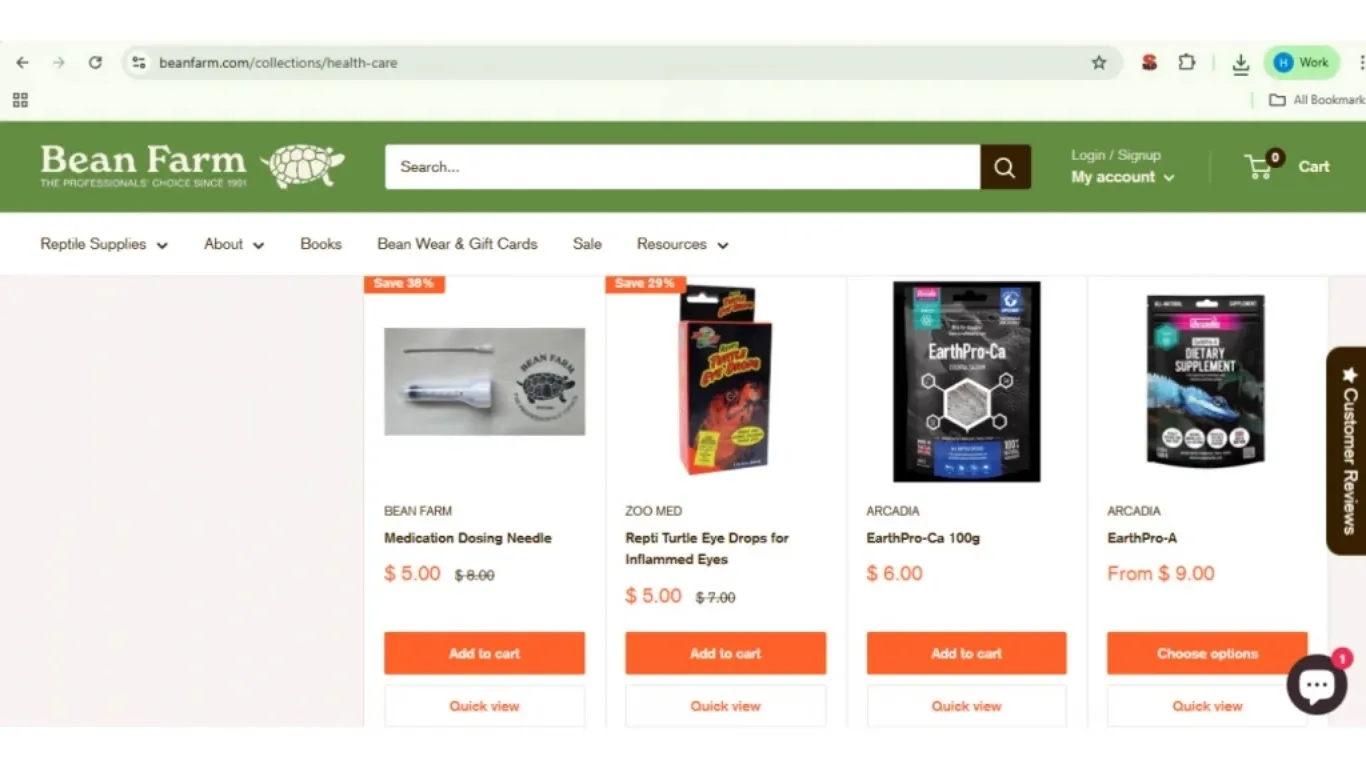 restaurant website