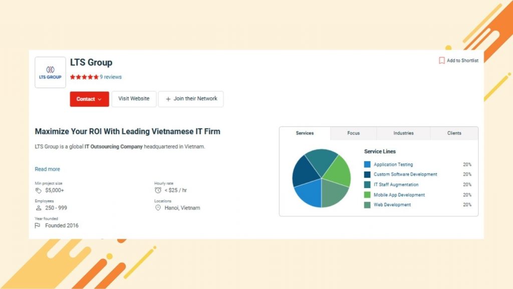 LTS Group specializes in end-to-end development, application testing, and IT staff augmentation